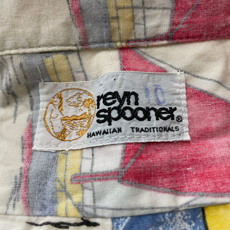 【現状渡し品】【メンズ】 REYN SPOONER レイン スプーナー 80's VINTAGE ALOHA SHIRT 80年代 ヴィンテージ アロハ シャツ 半袖 トップス 145-260714-sa-05-tei サイズ：不明 カラー：総柄 万代Net店