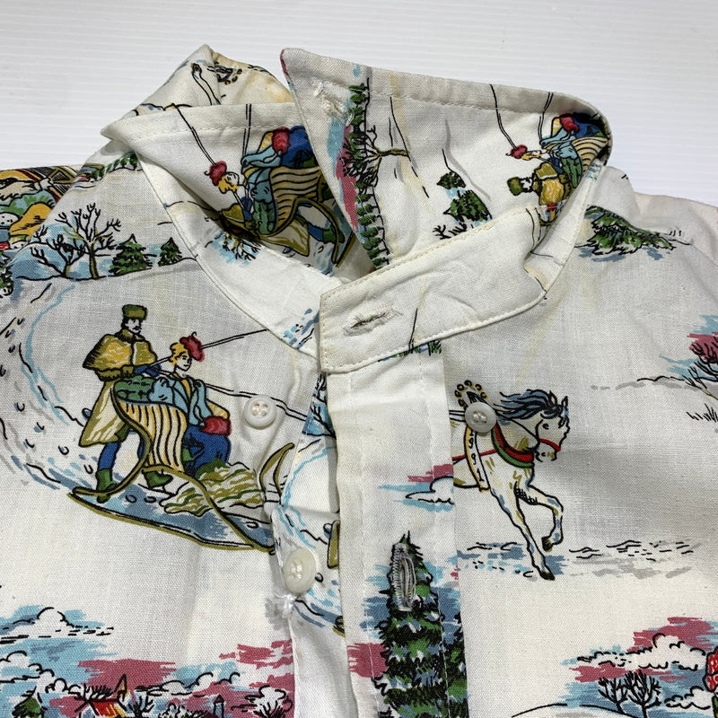 【現状渡し品】【メンズ】 REYN SPOONER レインスプーナー 90's ALOHA SHIRT 90年代 アロハ シャツ 半袖 トップス ハーフボタン 145-260716-ko-08-tei サイズ：L カラー：総柄 万代Net店