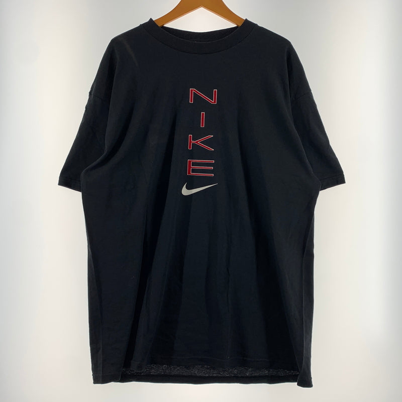 【現状渡し品】【メンズ】 NIKE ナイキ 90's LOGO S/S TEE 90年代 ロゴ ショートスリーブ Tシャツ 半袖 トップス 148-260626-ko-01-tei サイズ：L カラー：ブラック 万代Net店