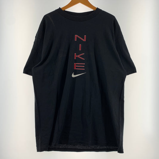 【現状渡し品】【メンズ】 NIKE ナイキ 90's LOGO S/S TEE 90年代 ロゴ ショートスリーブ Tシャツ 半袖 トップス 148-260626-ko-01-tei サイズ：L カラー：ブラック 万代Net店