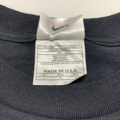【現状渡し品】【メンズ】 NIKE ナイキ 90's LOGO S/S TEE 90年代 ロゴ ショートスリーブ Tシャツ 半袖 トップス 148-260626-ko-01-tei サイズ：L カラー：ブラック 万代Net店
