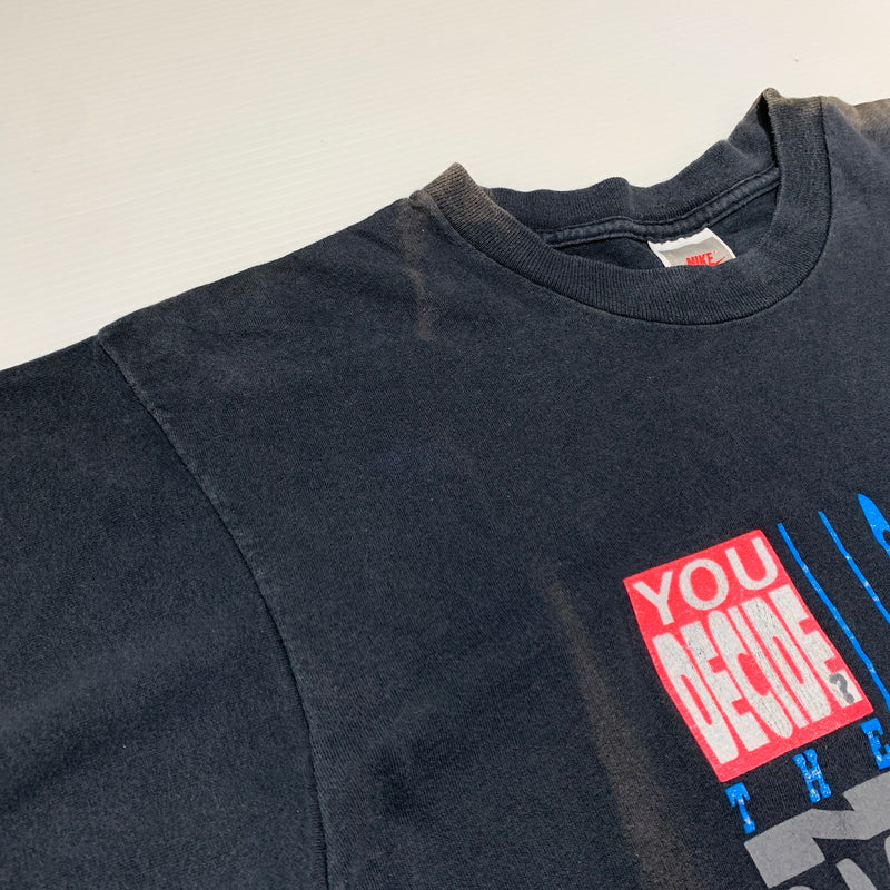【現状渡し品】【メンズ】 NIKE ナイキ 90's GRAPHIC S/S TEE 90年代 グラフィック ショートスリーブ Tシャツ 半袖 トップス 148-260626-ko-02-tei サイズ：M カラー：ブラック 万代Net店