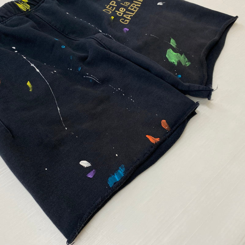 【中古品】【メンズ】 GALLERY DEPT. ギャラリーデプト SWEAT SHORT J7124 651 スウェット ショート ボトムス ハーフパンツ 153-260629-ss-08-tei サイズ：M カラー：ブラック系 万代Net店