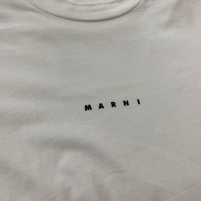 【中古品】【メンズ】 MARNI マルニ PRINTED LOGO S/S TEE HUMU0223P1 USCS87 プリントロゴ ショートスリーブTシャツ 半袖トップス 141-260629-ss-02-tei サイズ：46 カラー：ホワイト 万代Net店