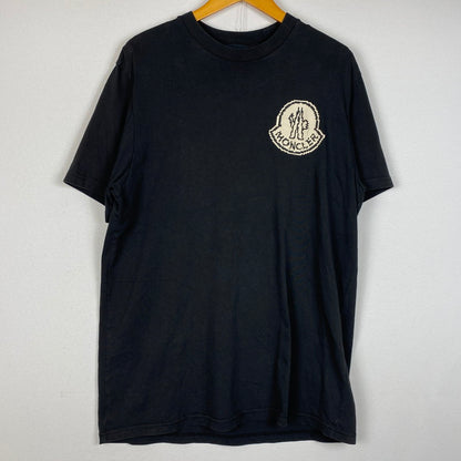 【中古品】【メンズ】 MONCLER モンクレール S/S T-SHIRT J20918C00004 83927 ショートスリーブ Tシャツ 半袖トップス 141-260629-ss-03-tei サイズ：L カラー：ブラック 万代Net店