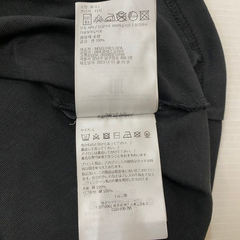 【中古品】【メンズ】 MONCLER モンクレール S/S T-SHIRT J20918C00004 83927 ショートスリーブ Tシャツ 半袖トップス 141-260629-ss-03-tei サイズ：L カラー：ブラック 万代Net店