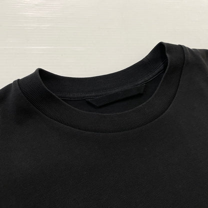 【中古品】【メンズ】 MONCLER モンクレール S/S T-SHIRT J20918C00004 83927 ショートスリーブ Tシャツ 半袖トップス 141-260629-ss-03-tei サイズ：L カラー：ブラック 万代Net店