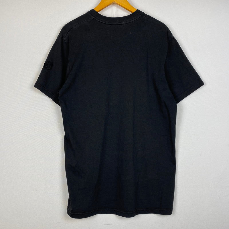 【中古品】【メンズ】 MONCLER モンクレール S/S T-SHIRT J20918C00004 83927 ショートスリーブ Tシャツ 半袖トップス 141-260629-ss-03-tei サイズ：L カラー：ブラック 万代Net店