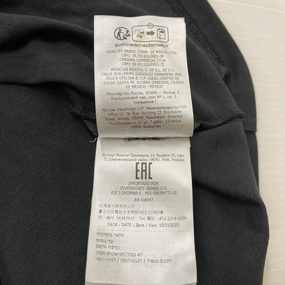 【中古品】【メンズ】 MONCLER モンクレール S/S T-SHIRT J20918C00004 83927 ショートスリーブ Tシャツ 半袖トップス 141-260629-ss-03-tei サイズ：L カラー：ブラック 万代Net店
