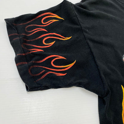 【現状渡し品】【メンズ】 HARLEY-DAVIDSON ハーレーダビッドソン V2 ENGINE FLAME S/S TEE V2 エンジン ショートスリーブTシャツ 半袖トップス 145-260629-ss-04-tei サイズ：XL カラー：ブラック 万代Net店
