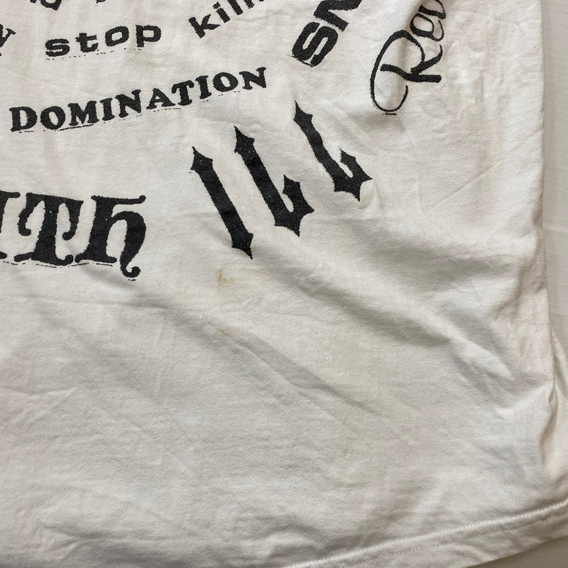 【現状渡し品】【メンズ】 Supreme シュプリーム 21SS SPIRAL S/S TEE スパイラル ショートスリーブTシャツ 半袖トップス 149-260629-ss-01-tei サイズ：XL カラー：ホワイト 万代Net店