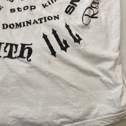 【現状渡し品】【メンズ】 Supreme シュプリーム 21SS SPIRAL S/S TEE スパイラル ショートスリーブTシャツ 半袖トップス 149-260629-ss-01-tei サイズ：XL カラー：ホワイト 万代Net店