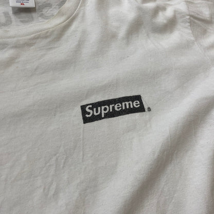 【現状渡し品】【メンズ】 Supreme シュプリーム 21SS SPIRAL S/S TEE スパイラル ショートスリーブTシャツ 半袖トップス 149-260629-ss-01-tei サイズ：XL カラー：ホワイト 万代Net店