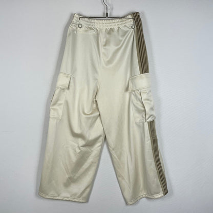 【中古品】【メンズ】 NEEDLES ニードルズ × THE GALLAY BOX ザ ギャラリー ボックス 別注コラボ H.D TRACK PANT QV1661 ヒザデル トラック パンツ ボトムス 151-260626-sa-13-tei サイズ：XS カラー：ホワイト 万代Net店