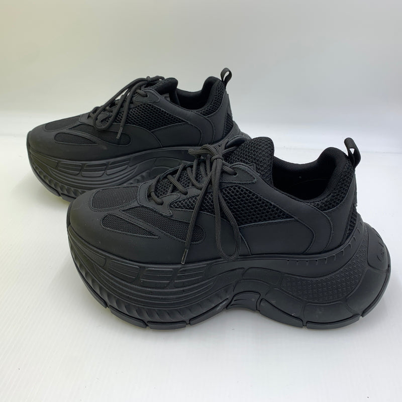 【中古品】【メンズ】 GUAPI グアピ ALL BLACK TRACK STAR 784-6192243 オールブラック トラックスター スニーカー 靴 シューズ 163-260630-yo-02-tei サイズ：42 カラー：ブラック 万代Net店