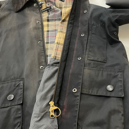 【中古品】【メンズ】 BARBOUR バブアー LIGHTWEIGHT BEDALE JACKET A803 ライトウェイト ビデイル ジャケット アウター 141-260626-sa-09-tei サイズ：M カラー：ネイビー 万代Net店
