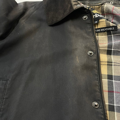 【中古品】【メンズ】 BARBOUR バブアー LIGHTWEIGHT BEDALE JACKET A803 ライトウェイト ビデイル ジャケット アウター 141-260626-sa-09-tei サイズ：M カラー：ネイビー 万代Net店