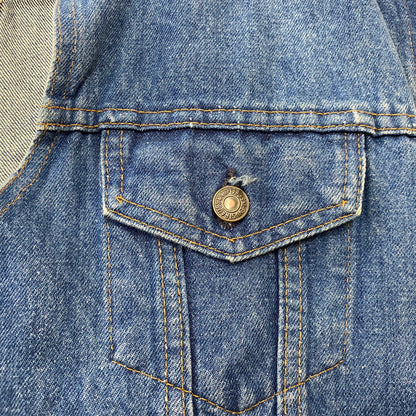 【現状渡し品】【メンズ】 Levi's リーバイス DENIM VEST MADE IN FRANCE 70503-0217 デニム ベスト アウター フランス製 ボタン裏刻印276 145-260629-ss-06-tei サイズ：48 カラー：インディゴ 万代Net店
