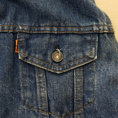 【現状渡し品】【メンズ】 Levi's リーバイス DENIM VEST MADE IN FRANCE 70503-0217 デニム ベスト アウター フランス製 ボタン裏刻印276 145-260629-ss-06-tei サイズ：48 カラー：インディゴ 万代Net店