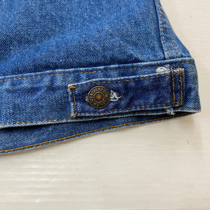 【現状渡し品】【メンズ】 Levi's リーバイス DENIM VEST MADE IN FRANCE 70503-0217 デニム ベスト アウター フランス製 ボタン裏刻印276 145-260629-ss-06-tei サイズ：48 カラー：インディゴ 万代Net店
