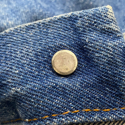 【現状渡し品】【メンズ】 Levi's リーバイス DENIM VEST MADE IN FRANCE 70503-0217 デニム ベスト アウター フランス製 ボタン裏刻印276 145-260629-ss-06-tei サイズ：48 カラー：インディゴ 万代Net店