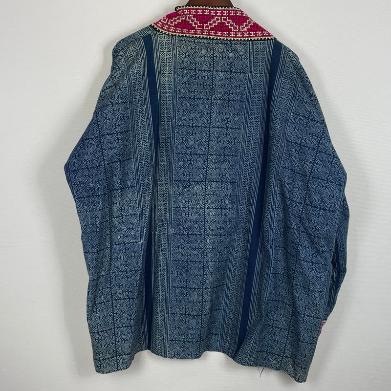 【中古品】【メンズ】 UNKNOWN HMONG BATIK HAORI モンろうけつ染め 羽織り アウター 145-260626-sa-10-tei サイズ：不明 万代Net店