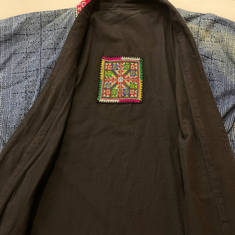 【中古品】【メンズ】 UNKNOWN HMONG BATIK HAORI モンろうけつ染め 羽織り アウター 145-260626-sa-10-tei サイズ：不明 万代Net店