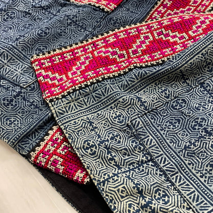 【中古品】【メンズ】 UNKNOWN HMONG BATIK HAORI モンろうけつ染め 羽織り アウター 145-260626-sa-10-tei サイズ：不明 万代Net店