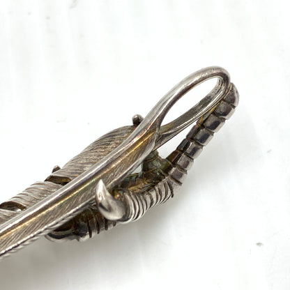 【中古品】【メンズ】 TADY&KING タディアンドキング 特大爪SVフェザー K18フェザー イーグル アクセサリー ペンダントトップ 右向き 191-260724-ko-02-tei カラー：シルバー/ゴールド 万代Net店