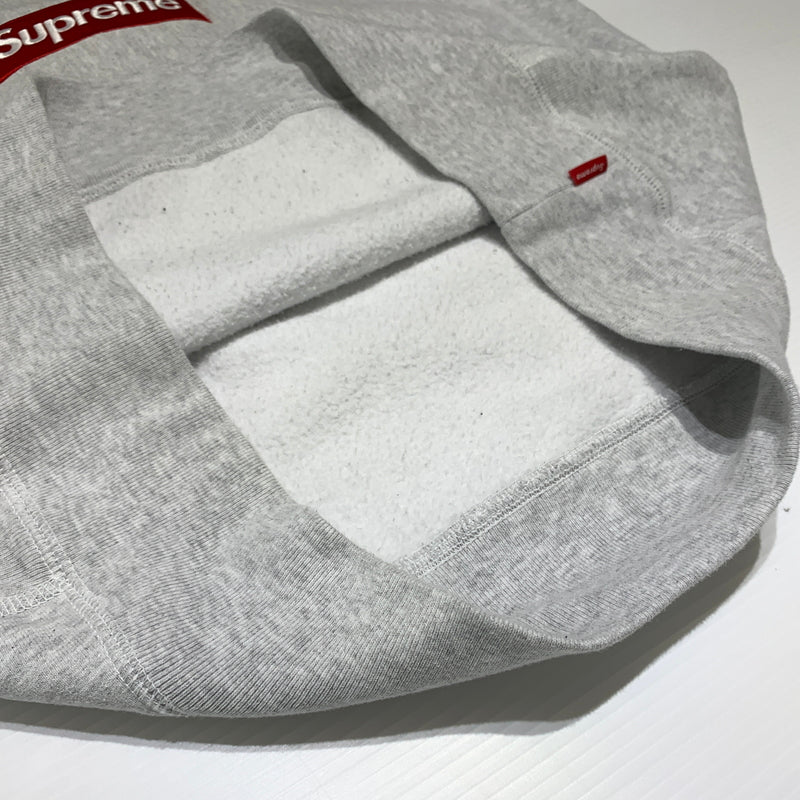 【中古品】【メンズ】 Supreme シュプリーム 18FW BOX LOGO CREWNECK SWEAT ボックス ロゴ クルーネック スウェット トップス トレーナー 149-260626-ko-10-tei サイズ：S カラー：グレー 万代Net店