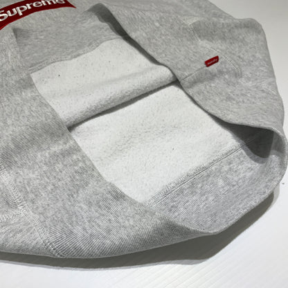 【中古品】【メンズ】 Supreme シュプリーム 18FW BOX LOGO CREWNECK SWEAT ボックス ロゴ クルーネック スウェット トップス トレーナー 149-260626-ko-10-tei サイズ：S カラー：グレー 万代Net店