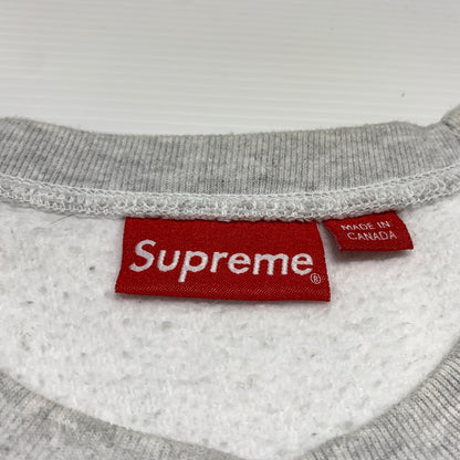 【中古品】【メンズ】 Supreme シュプリーム 18FW BOX LOGO CREWNECK SWEAT ボックス ロゴ クルーネック スウェット トップス トレーナー 149-260626-ko-10-tei サイズ：S カラー：グレー 万代Net店