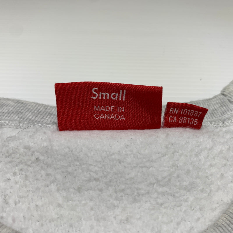 【中古品】【メンズ】 Supreme シュプリーム 18FW BOX LOGO CREWNECK SWEAT ボックス ロゴ クルーネック スウェット トップス トレーナー 149-260626-ko-10-tei サイズ：S カラー：グレー 万代Net店