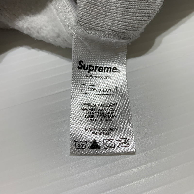 【中古品】【メンズ】 Supreme シュプリーム 18FW BOX LOGO CREWNECK SWEAT ボックス ロゴ クルーネック スウェット トップス トレーナー 149-260626-ko-10-tei サイズ：S カラー：グレー 万代Net店