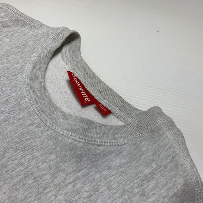 【中古品】【メンズ】 Supreme シュプリーム 18FW BOX LOGO CREWNECK SWEAT ボックス ロゴ クルーネック スウェット トップス トレーナー 149-260626-ko-10-tei サイズ：S カラー：グレー 万代Net店