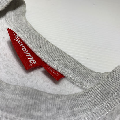 【中古品】【メンズ】 Supreme シュプリーム 18FW BOX LOGO CREWNECK SWEAT ボックス ロゴ クルーネック スウェット トップス トレーナー 149-260626-ko-10-tei サイズ：S カラー：グレー 万代Net店