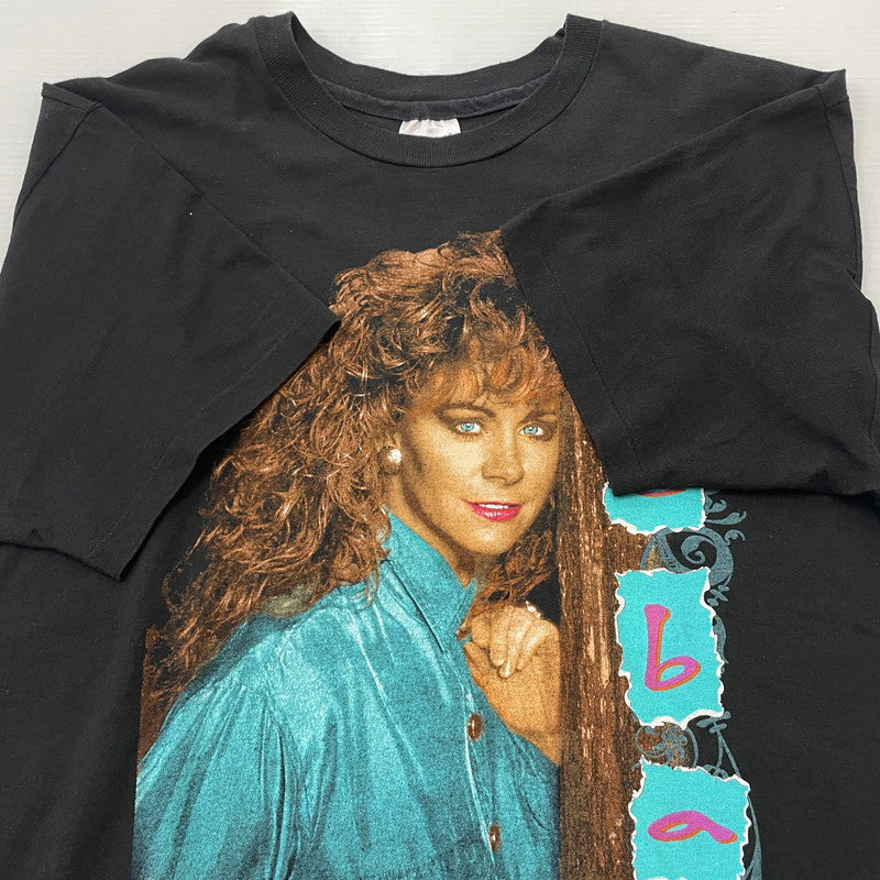 【中古品】【メンズ】 HANES ヘインズ 90’s REBA MCENTIRE TEE 90年代 リーバ マッキンタイア Ｔシャツ 半袖 トップス 145-260626-sa-03-tei サイズ：XL カラー：ブラック 万代Net店