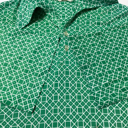 【現状渡し品】【メンズ】 KNITWEAR DI FINI 70’s VINTAGE S/S SHIRT ニットウェア ディ フィニ 70年代 ヴィンテージ ショートスリーブ シャツ 半袖 トップス 145-260723-sa-06-tei サイズ：不明 カラー：総柄 万代Net店