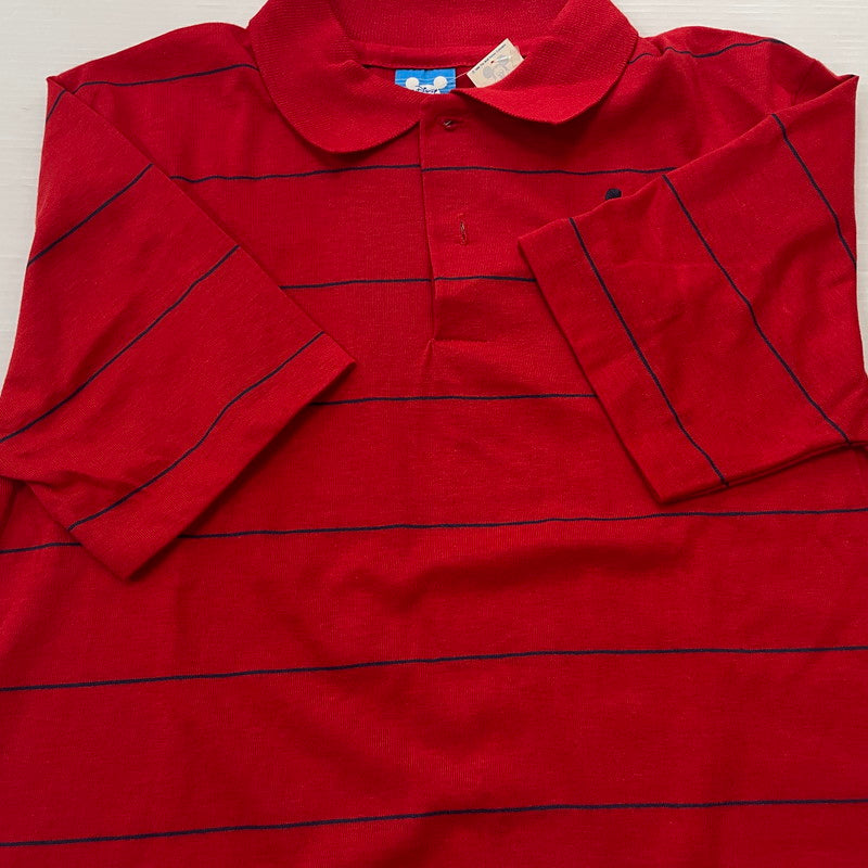 【中古品】【メンズ】 DISNEY ディズニー 70～80's EMBROIDERED POLO SHIRT VINTAGE 70～80年代 刺繍ポロシャツ 半袖 トップス ヴィンテージ 145-260626-sa-01-tei サイズ：S カラー：レッド 万代Net店