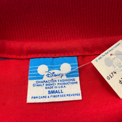 【中古品】【メンズ】 DISNEY ディズニー 70～80's EMBROIDERED POLO SHIRT VINTAGE 70～80年代 刺繍ポロシャツ 半袖 トップス ヴィンテージ 145-260626-sa-01-tei サイズ：S カラー：レッド 万代Net店