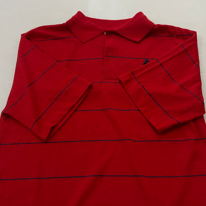 【中古品】【メンズ】 DISNEY ディズニー 90’s EMBROIDERED POLO SHIRT 90年代 刺繍ポロシャツ 半袖 トップス 145-260626-sa-02-tei サイズ：不明 カラー：レッド 万代Net店