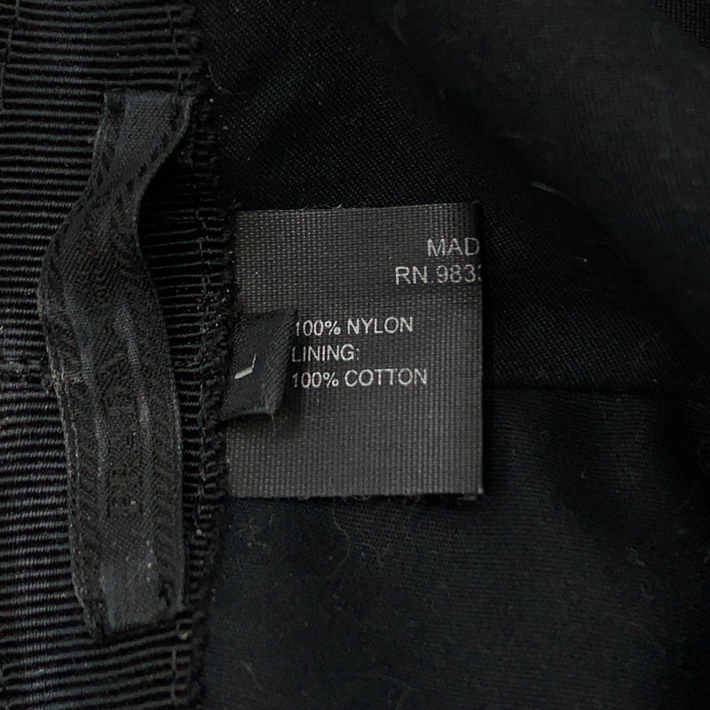 【中古品】【メンズ】 PRADA プラダ TRIANGLE LOGO NYLON BUCKET HAT 2HC137 トライアングルロゴ ナイロン バケット ハット 帽子 182-260630-yo-04-tei サイズ：L カラー：ブラック 万代Net店