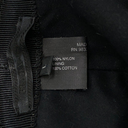 【中古品】【メンズ】 PRADA プラダ TRIANGLE LOGO NYLON BUCKET HAT 2HC137 トライアングルロゴ ナイロン バケット ハット 帽子 182-260630-yo-04-tei サイズ：L カラー：ブラック 万代Net店