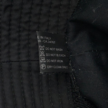 【中古品】【メンズ】 PRADA プラダ TRIANGLE LOGO NYLON BUCKET HAT 2HC137 トライアングルロゴ ナイロン バケット ハット 帽子 182-260630-yo-04-tei サイズ：L カラー：ブラック 万代Net店