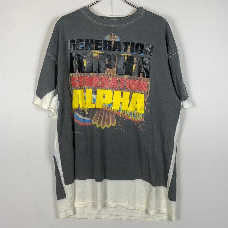 【中古品】【メンズ】 VETEMENTS ヴェトモン GENERATION ALPHA TEE UAH19TR321 ジェネレーション アルファ Tシャツ 半袖 トップス 141-260630-yo-06-tei サイズ：S カラー：グレー 万代Net店