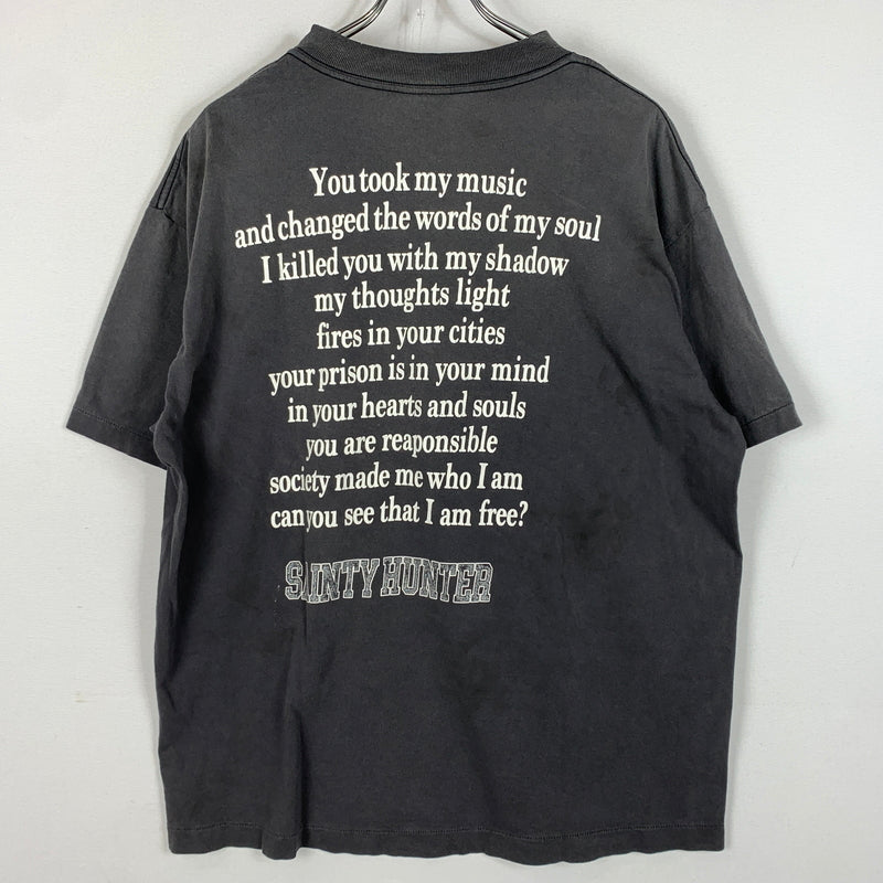 【中古品】【メンズ】 SAINT MICHAEL セントマイケル × BOUNTY HUNTER バウンティーハンター 別注 コラボ SKULL-K&BABY-M S/S T-SHIRT SM-MK8-0000-C28 ショートスリーブ シャツ 半袖 トップス 140-260630-yo-05-tei サイズ：L カラー：グレー 万代Net店