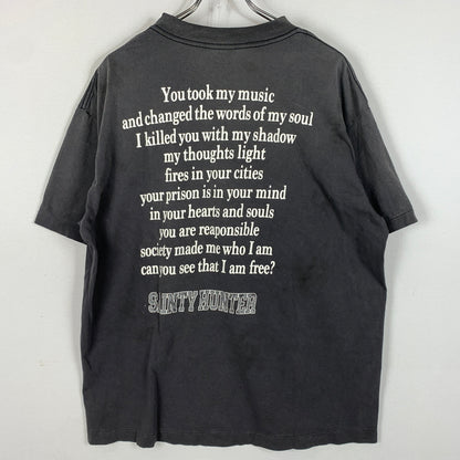 【中古品】【メンズ】 SAINT MICHAEL セントマイケル × BOUNTY HUNTER バウンティーハンター 別注 コラボ SKULL-K&BABY-M S/S T-SHIRT SM-MK8-0000-C28 ショートスリーブ シャツ 半袖 トップス 140-260630-yo-05-tei サイズ：L カラー：グレー 万代Net店