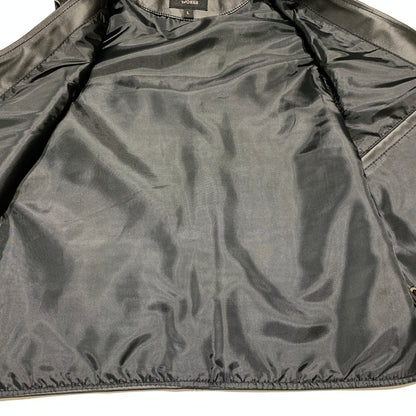 【中古品】【メンズ】 Horn Works ホーンワークス LEATHER VEST WITH CONCHO BUTTONS レザー ベスト コンチョ ボタン ライトアウター 本革 145-260627-ko-11-tei サイズ：L カラー：ブラック 万代Net店