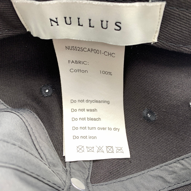 【中古品】【メンズ】 NULLUS ヌルース 25SS HOMME ALONE NUSS25CAP001-CHC オム アローン キャップ 帽子 185-260630-yo-01-tei カラー：ブラウン系 万代Net店