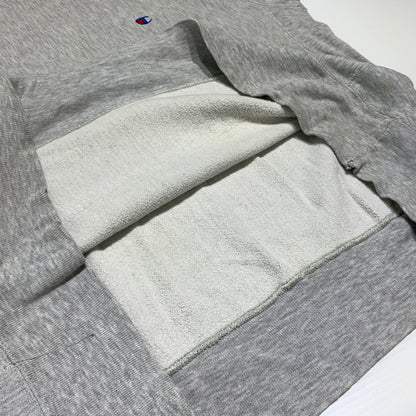 【現状渡し品】【メンズ】 Champion チャンピオン 80's REVERSE WEAVE WARM UP SWEAT VINTAGE 80年代 リバース ウィーブ ウォームアップ スウェット トップス トリコタグ ヴィンテージ 145-260627-ko-16-tei サイズ：XL カラー：グレー 万代Net店